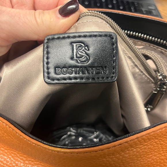 NWT Bostanten Hobo Shoulder Bag Purse with Handy Side Zipper Pockets - Picture 10 of 10